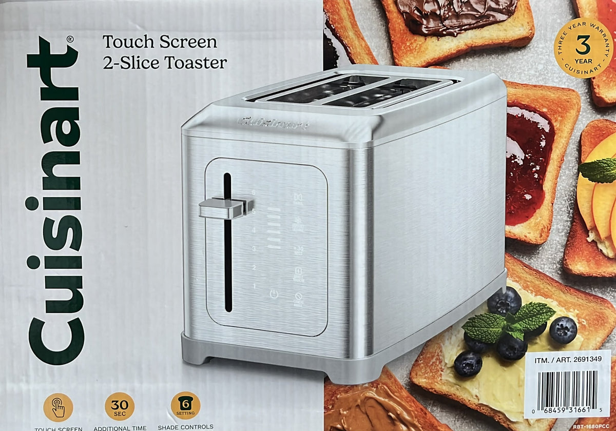 Cuisinart 2 Slice Stainless Touch Screen Digital Toaster