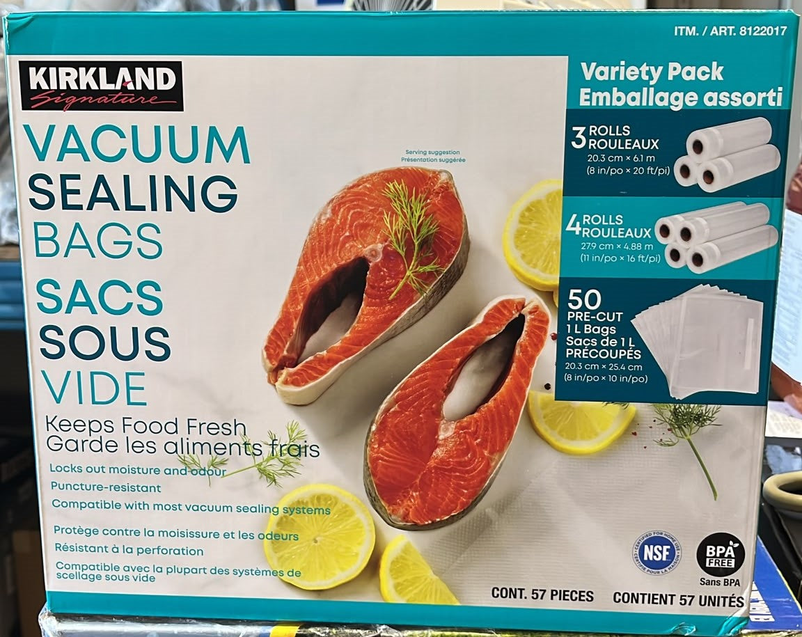 Kirkland Signature Vacuum Sealing Bags, Assortment Pack