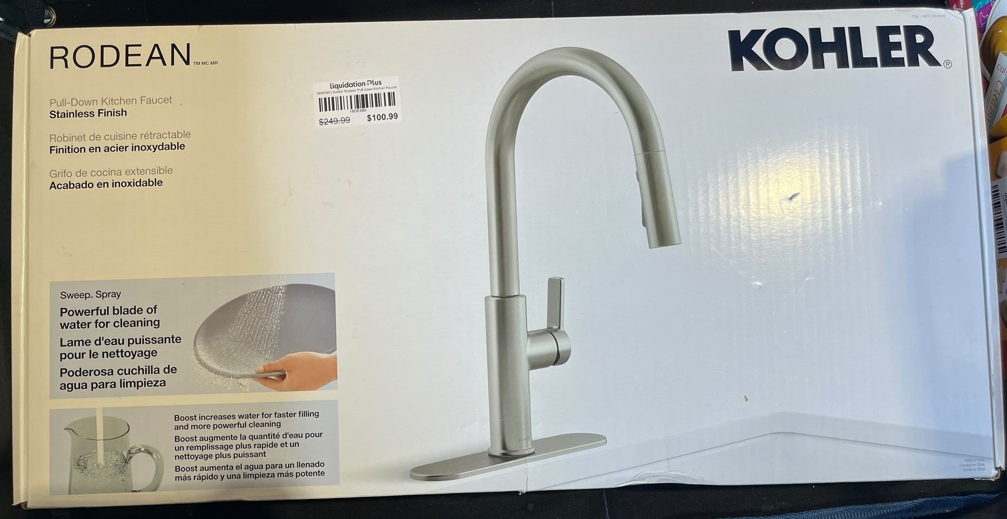 Kohler Rodean Pull-down Kitchen Faucet