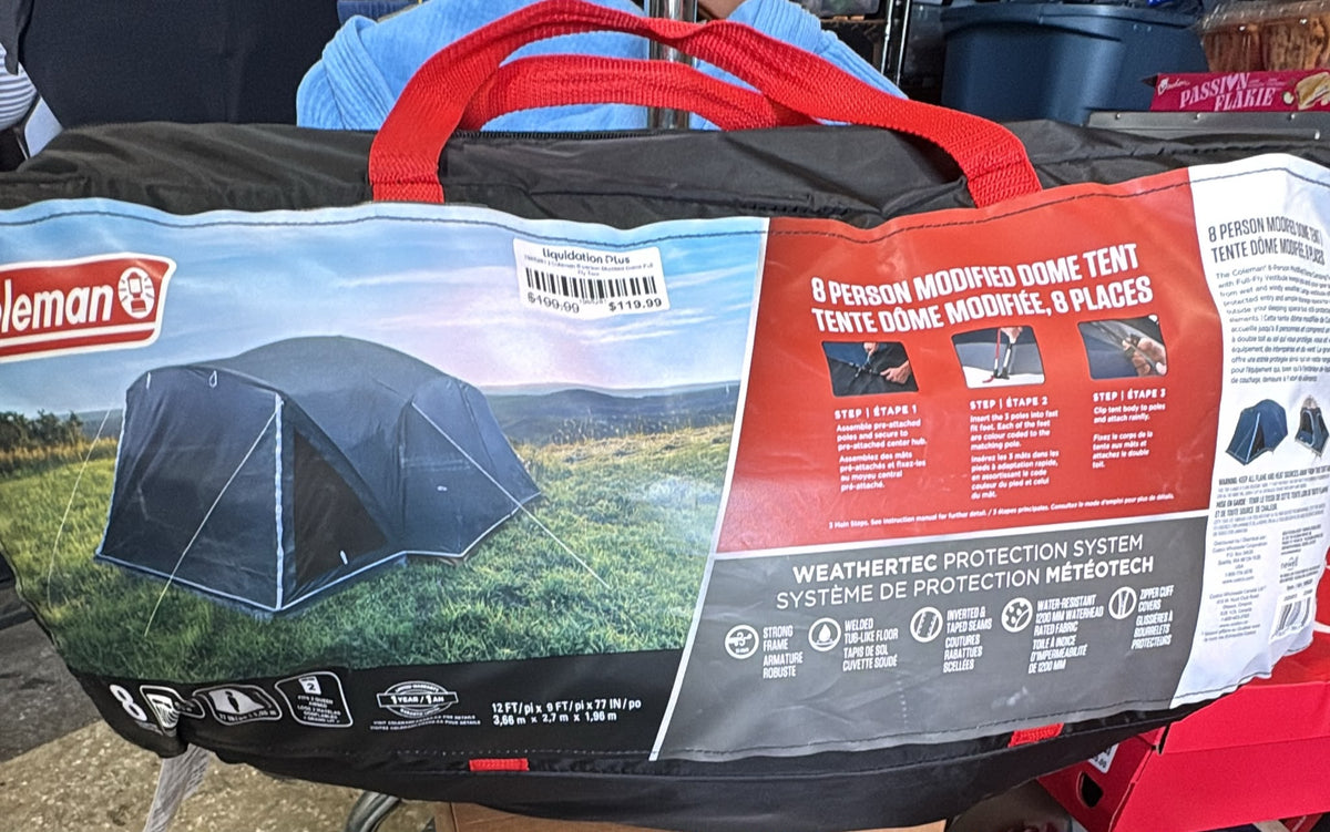 Coleman 8-person Modified Dome Full Fly Tent