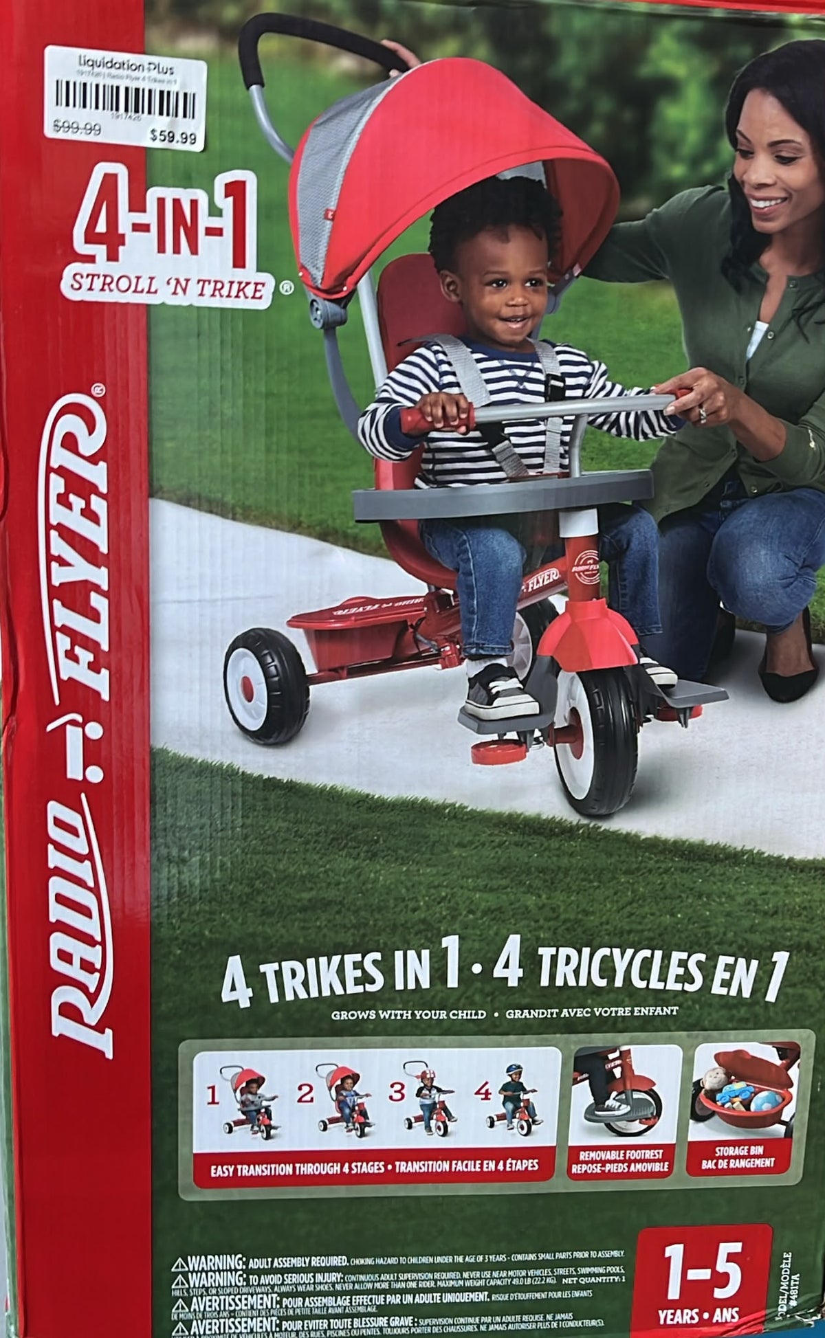 Radio Flyer 4 Trikes in 1