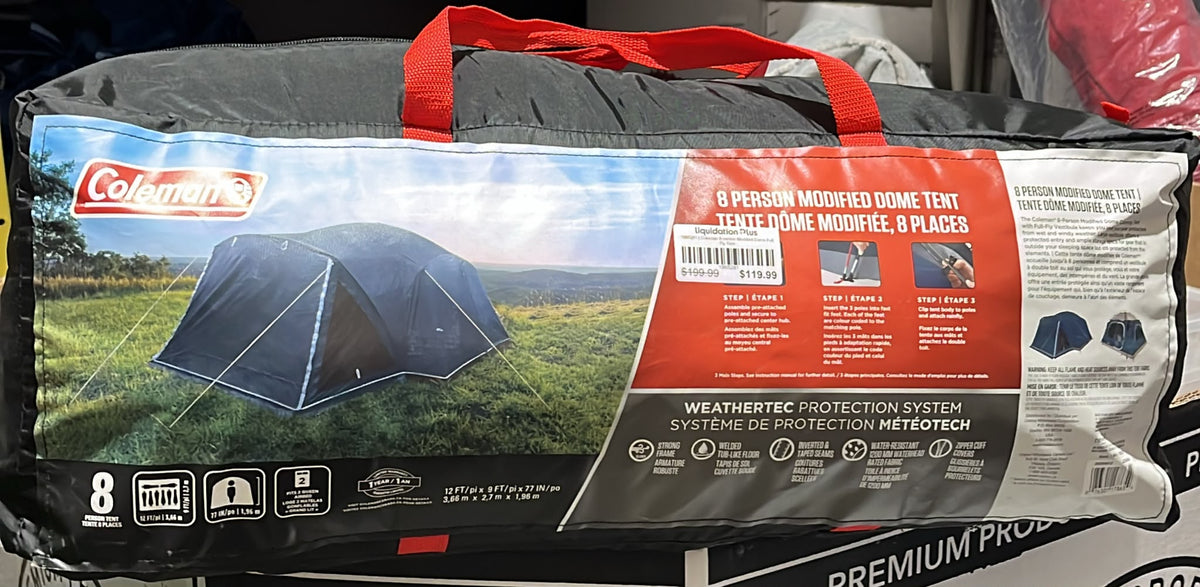 Coleman 8-person Modified Dome Full Fly Tent