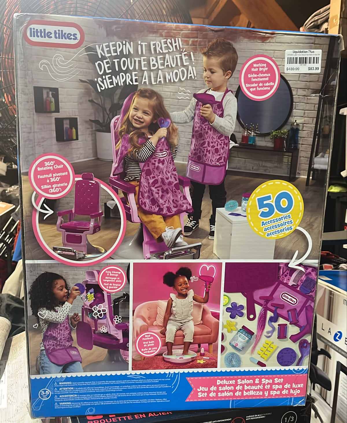 Little Tikes Deluxe Hair Salon & Spa Set