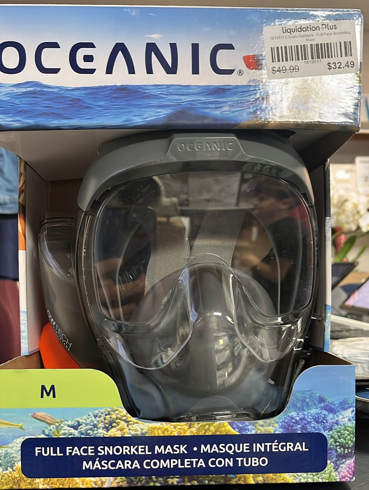 Huish Outdoors - Full-Face Snorkeling Mask