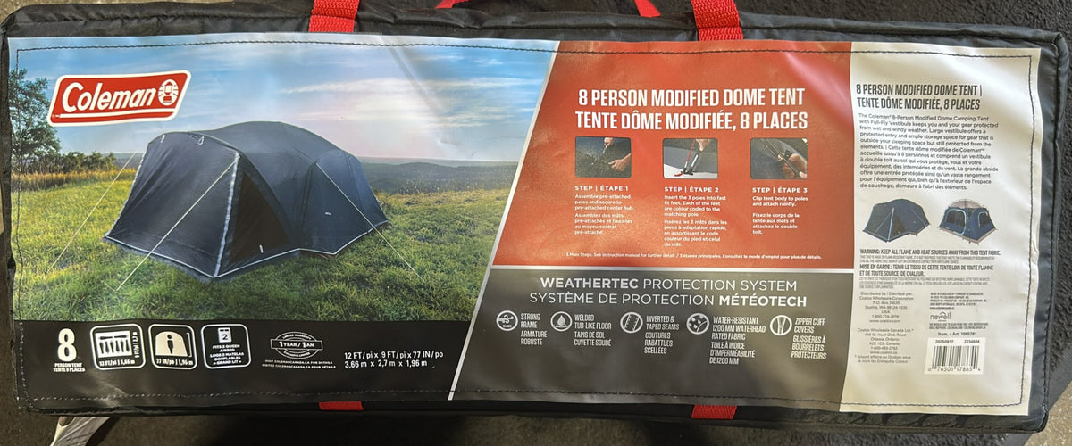 Coleman 8-person Modified Dome Full Fly Tent