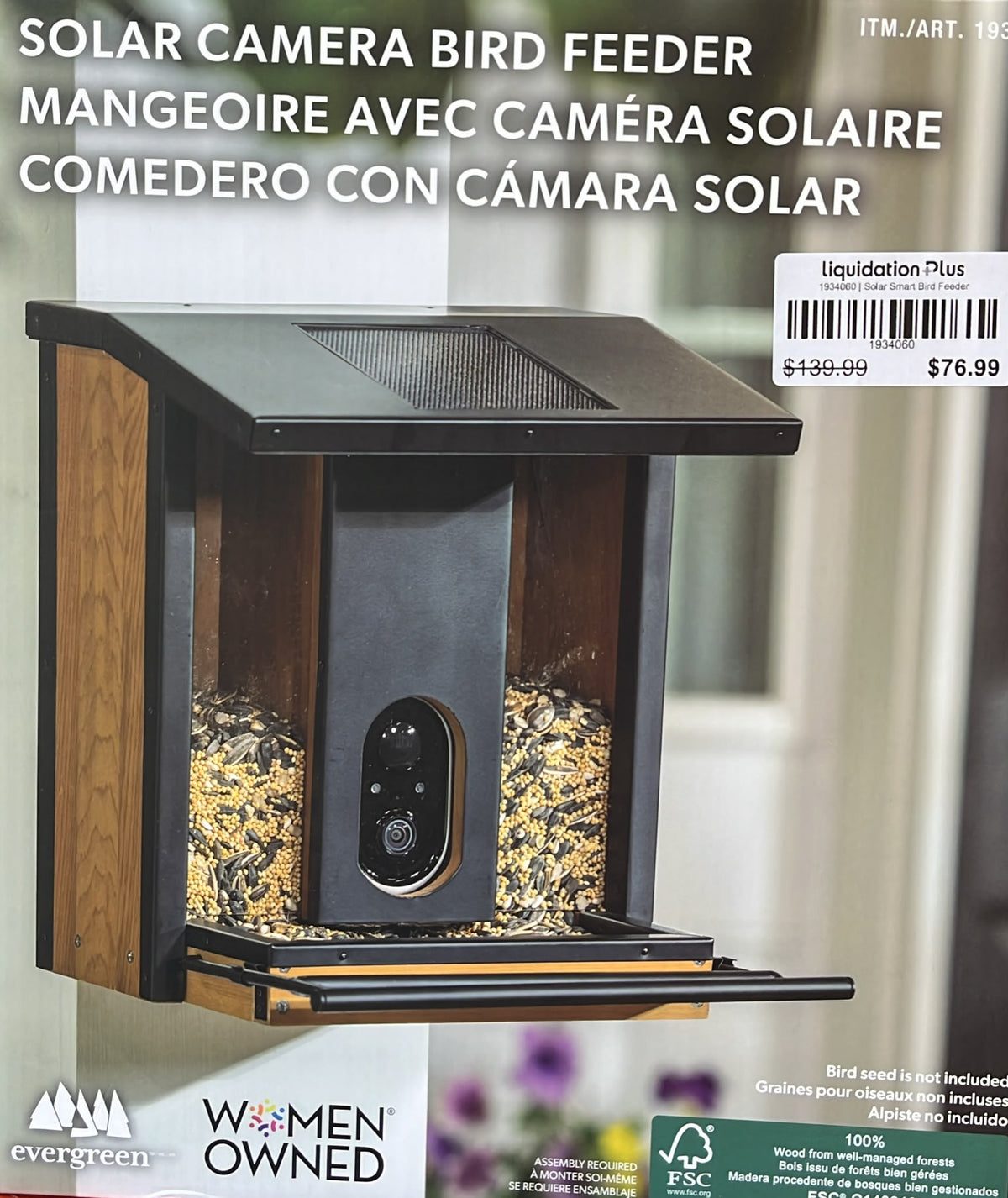 Solar Smart Bird Feeder
