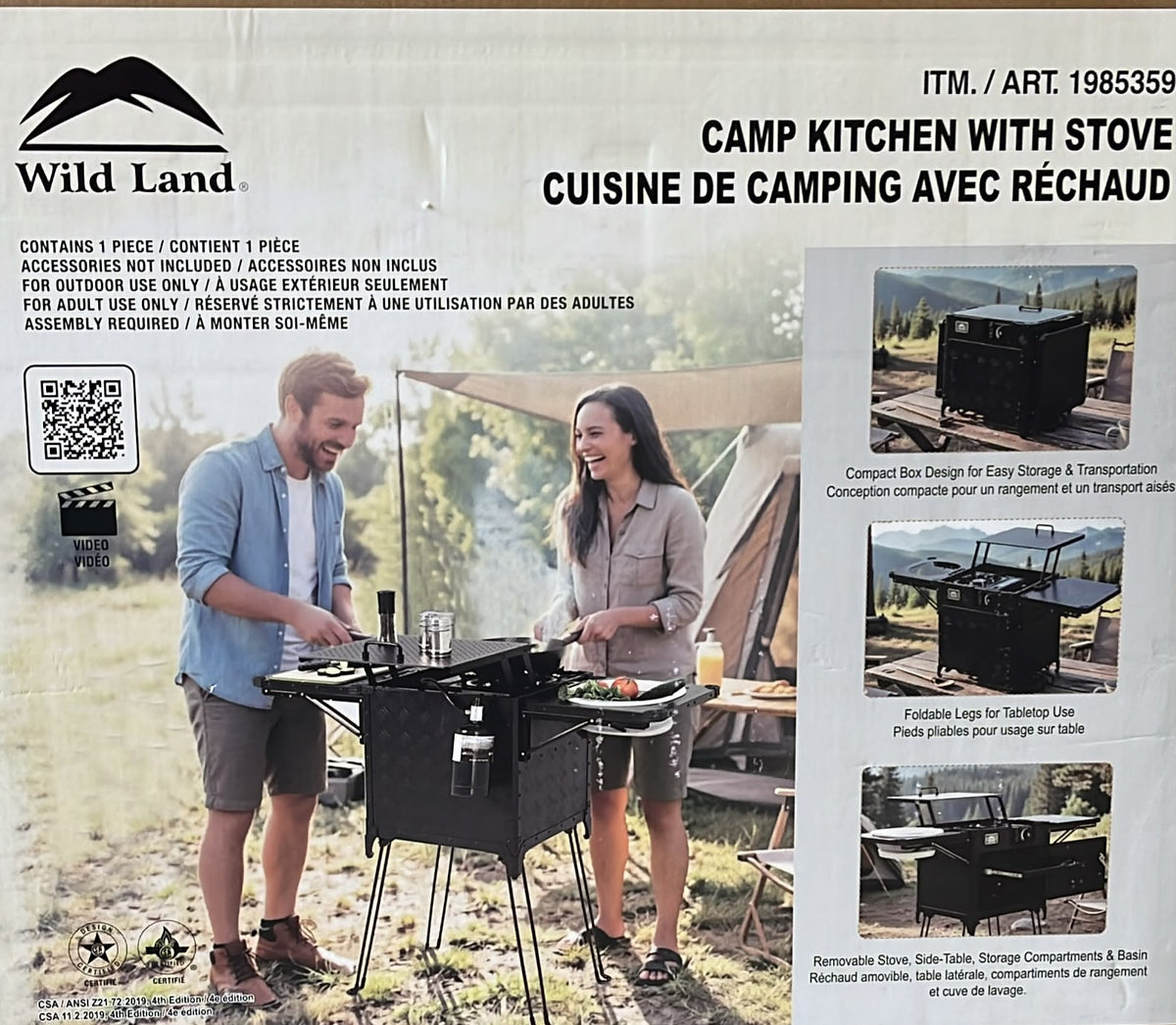 Wildland - Camping kitchen with stove
