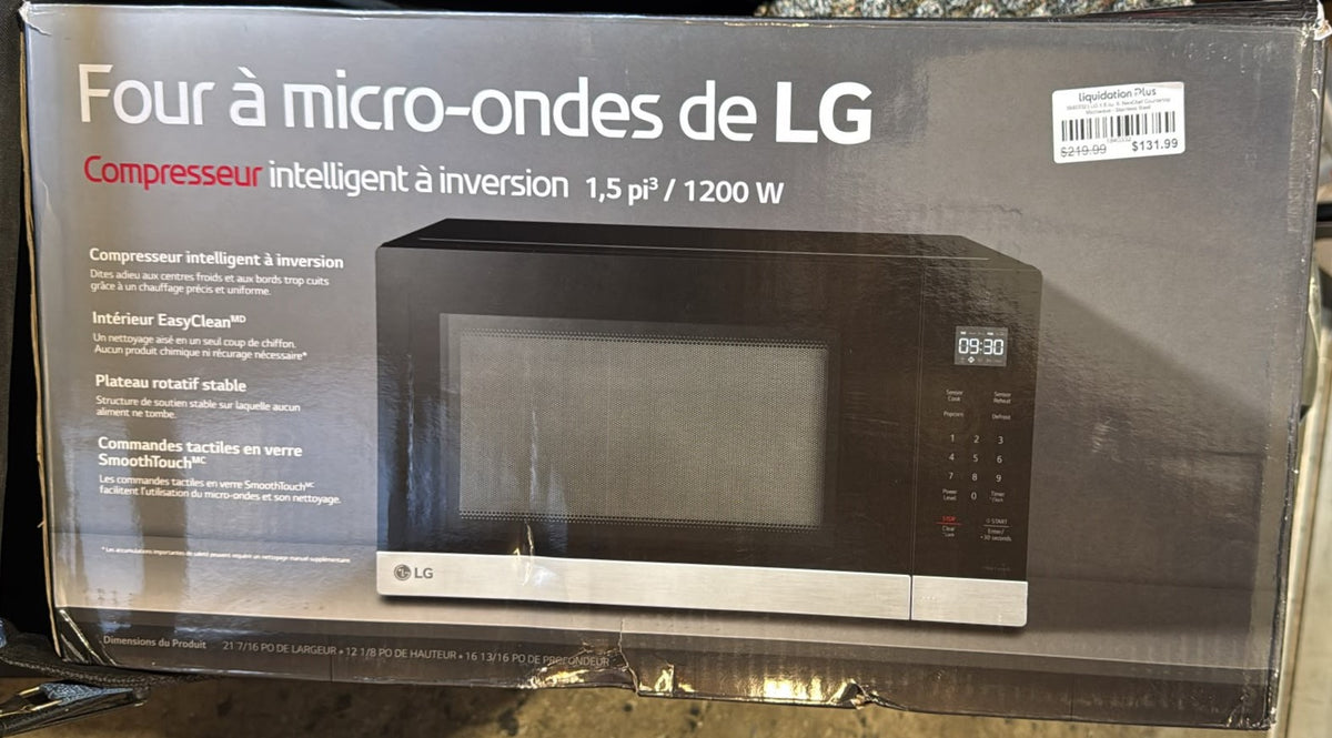 LG 1.5 cu. ft. NeoChef Countertop Microwave - Stainless Steel