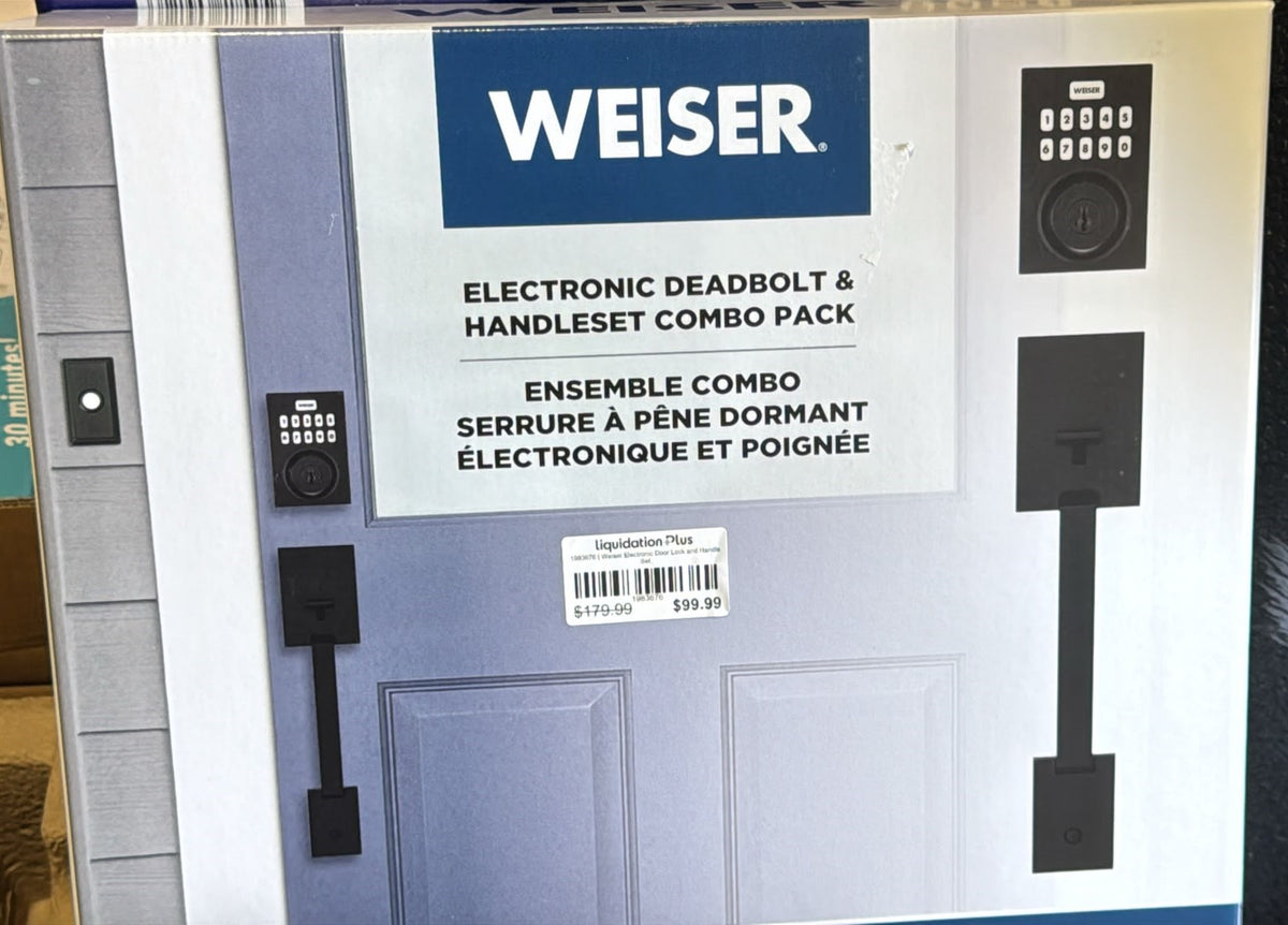 Weiser Electronic Door Lock and Handle Set
