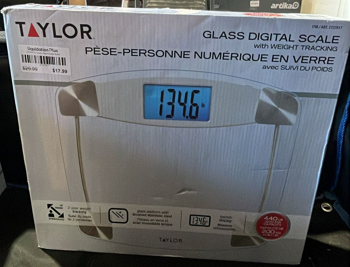 Taylor Glass Digital Scale
