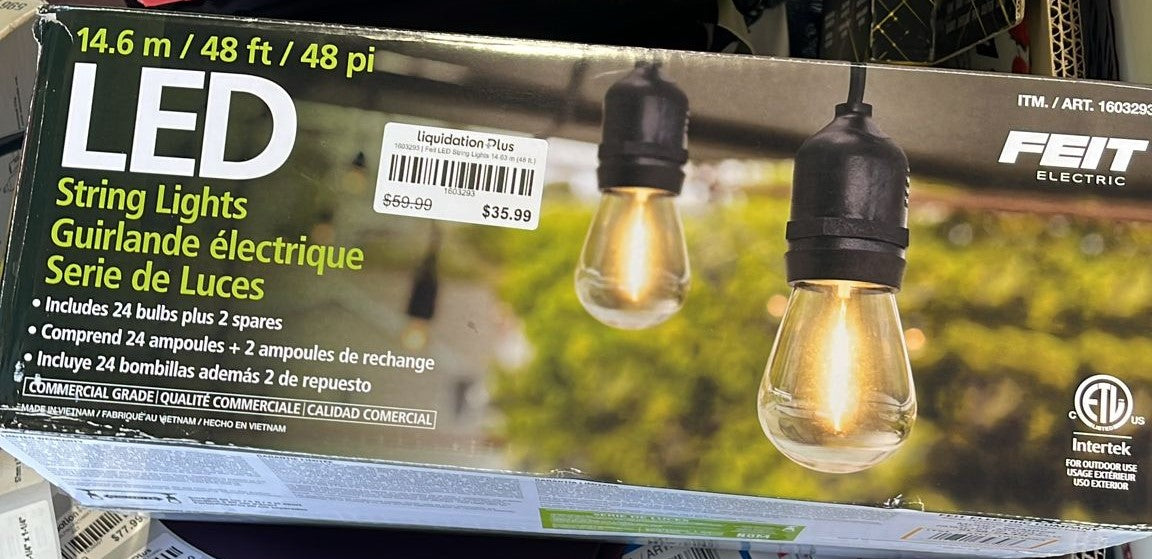 Feit LED String Lights 14.63 m (48 ft.)
