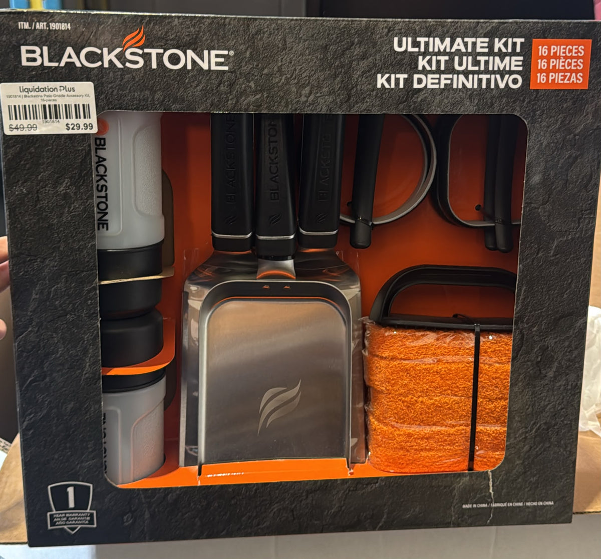 Blackstone Patio Griddle Accessory Kit, 16-pieces