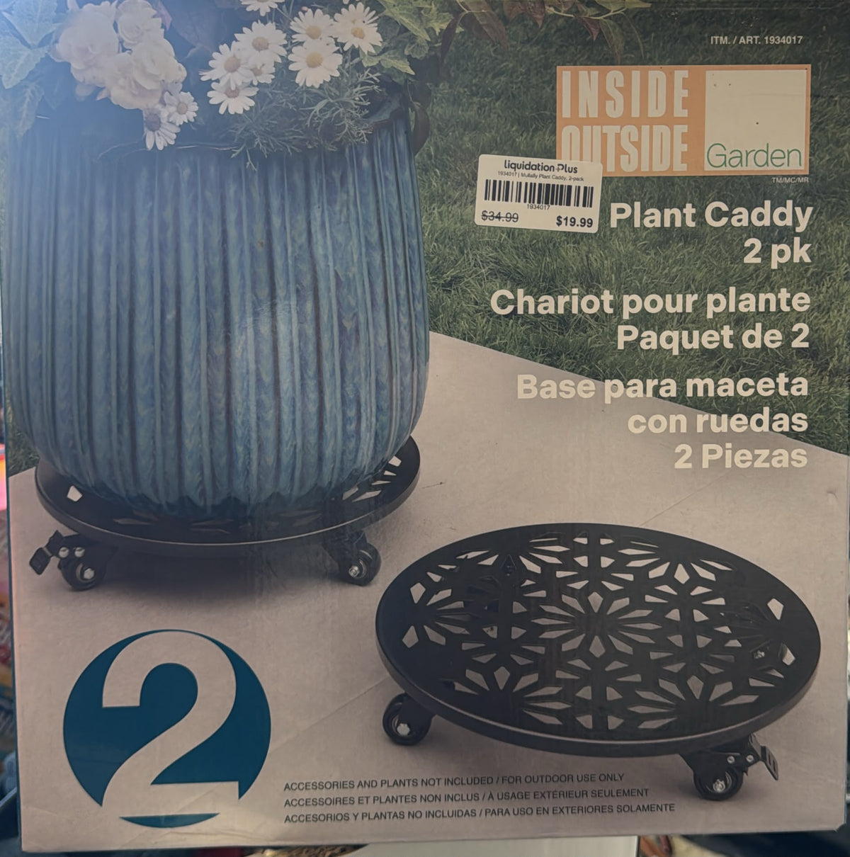 Mullally Plant Caddy, 2-pack