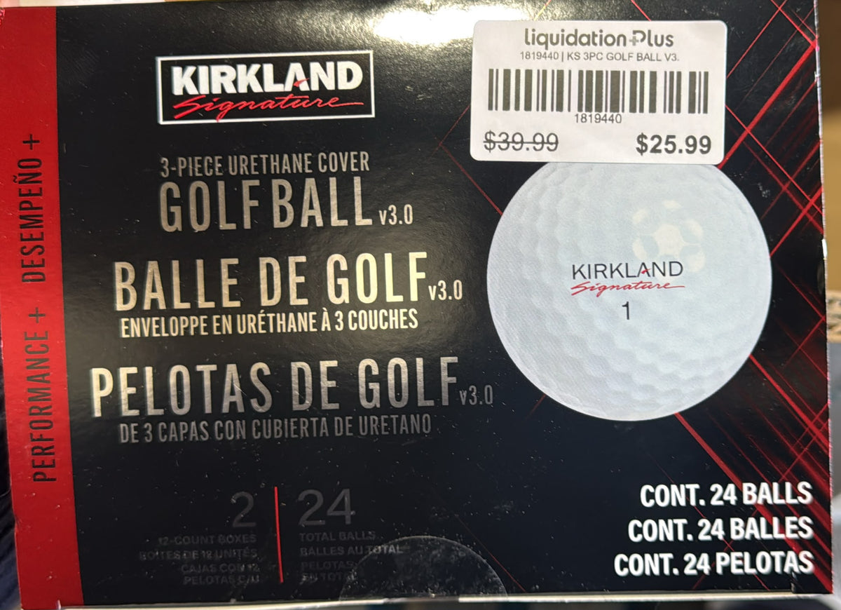 Kirkland Signature V3.0 Golf Ball, 24-count