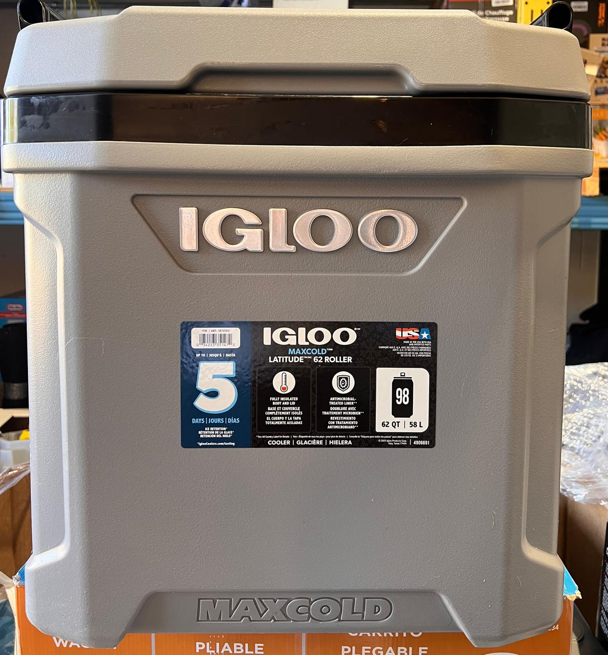 Igloo 62-quart Maxcold Wheeled Cooler