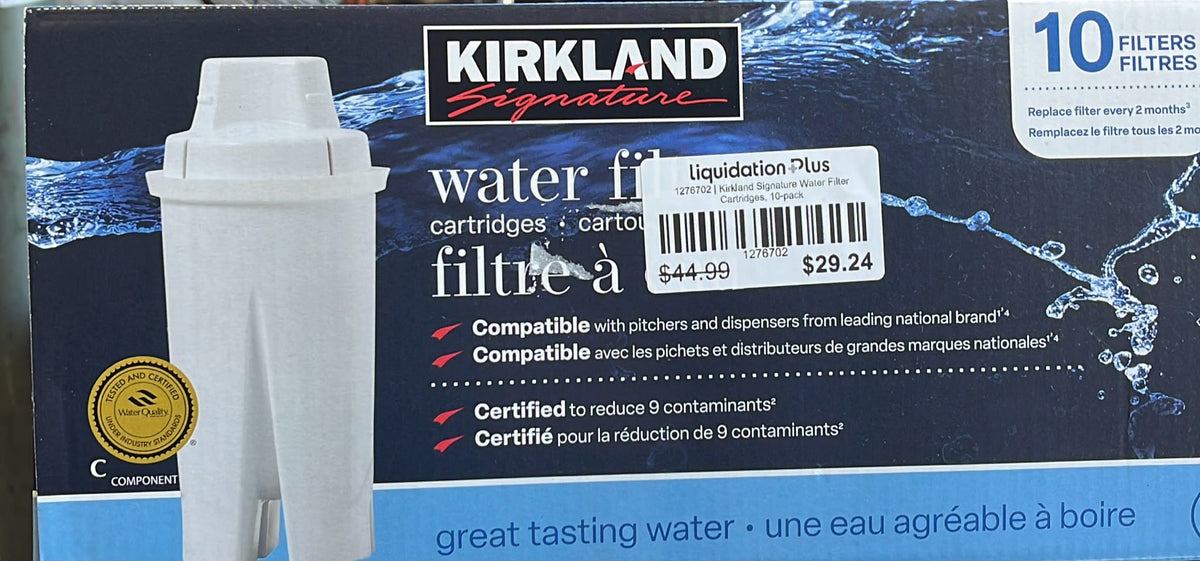 Kirkland Signature Water Filter Cartridges, 10-pack
