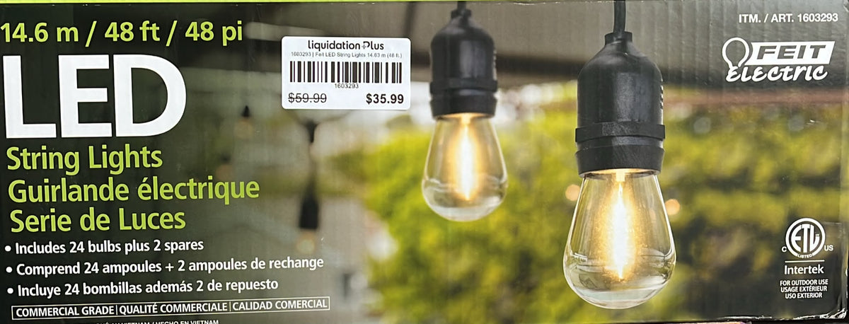 Feit LED String Lights 14.63 m (48 ft.)