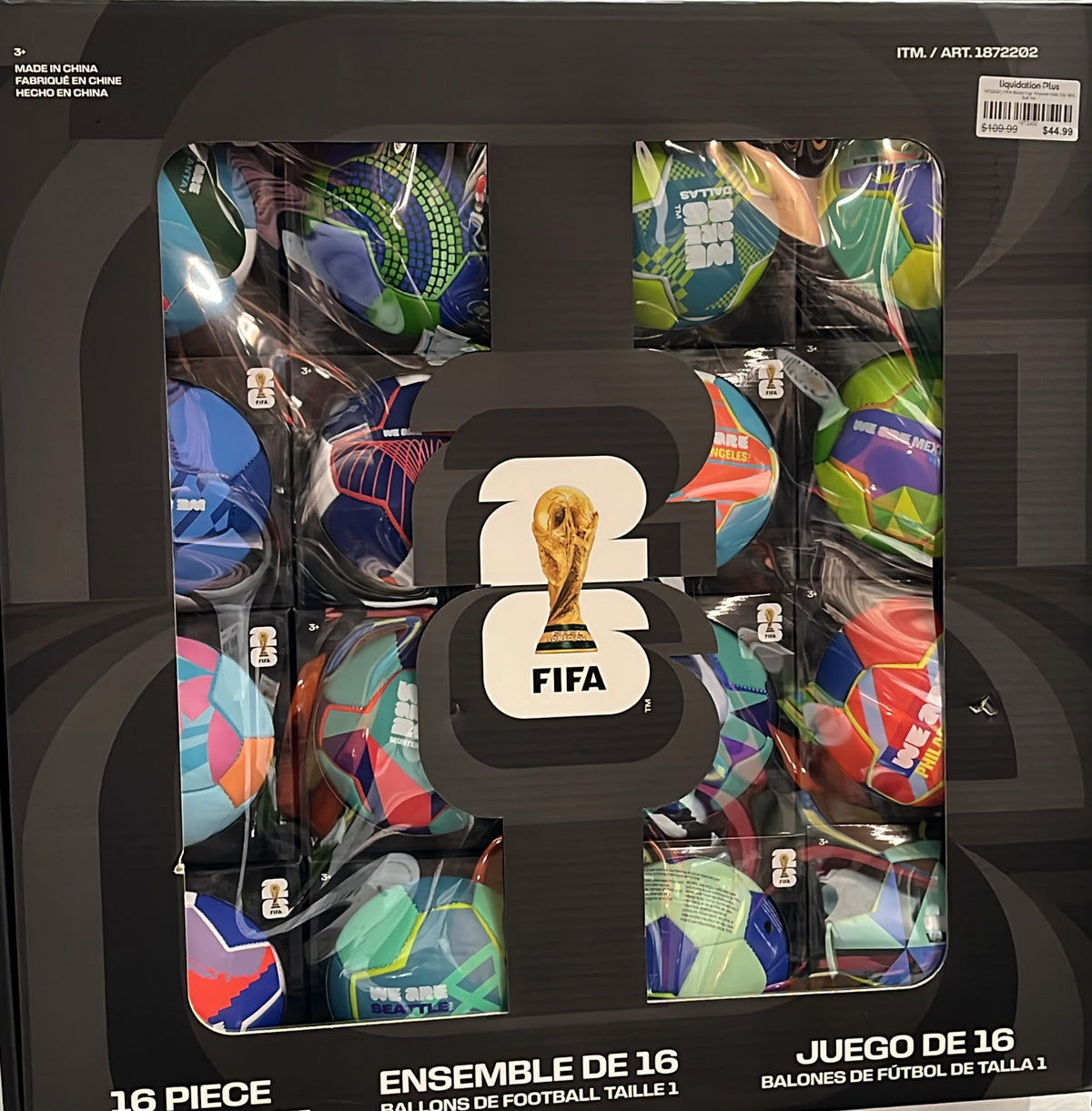 FIFA World Cup 16-piece Host City Mini Ball Set
