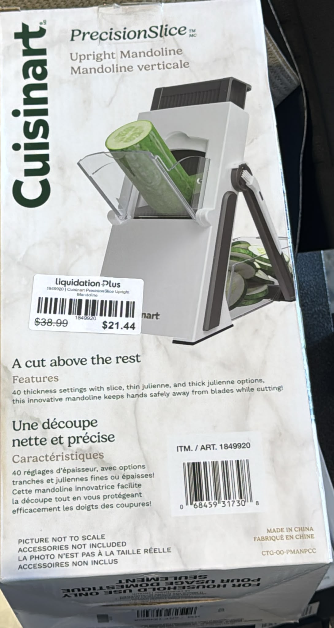 Cuisinart PrecisionSlice Upright Mandoline