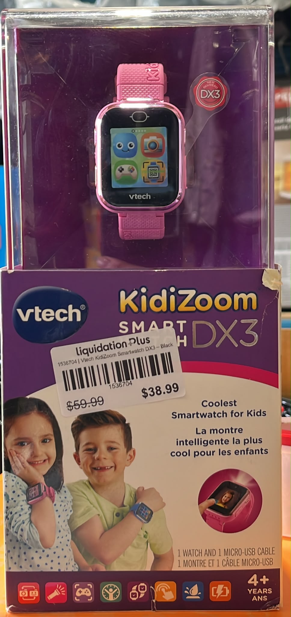 Vtech KidiZoom Smartwatch DX3 – Black
