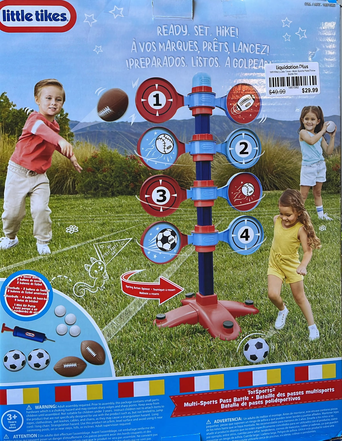 Little Tikes - Multi Sports PassThrow Battle Set
