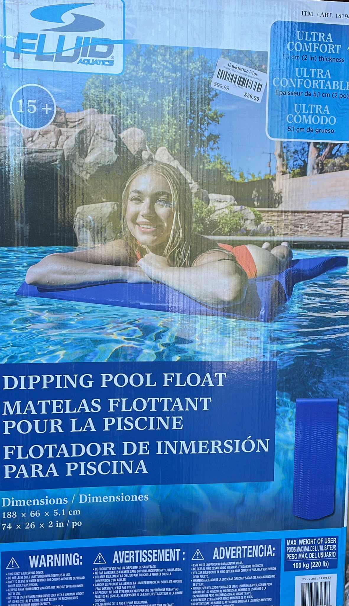 Fluid Aquatics Dipping Pool Float