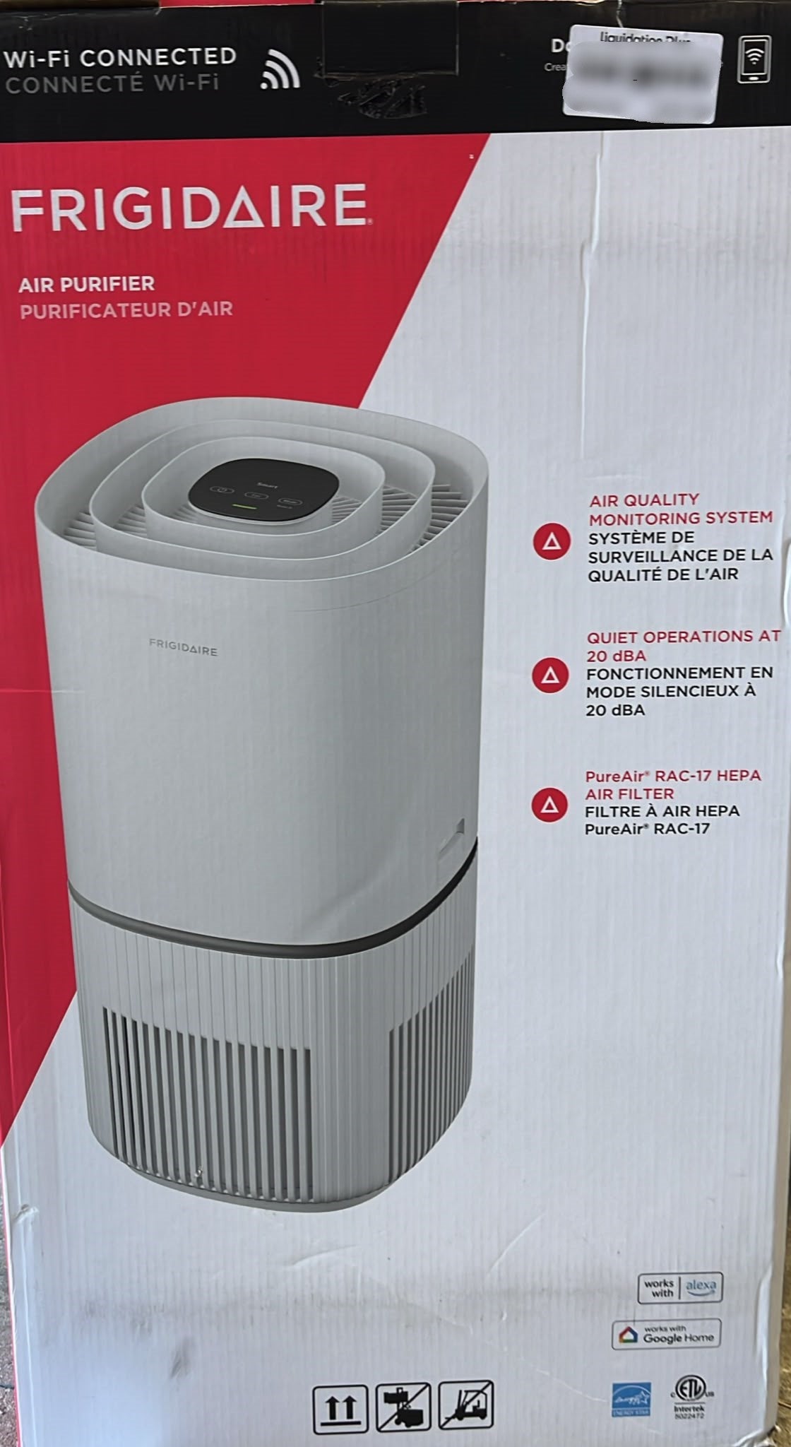 Frigidaire HEPA Air Purifier XL with WiFi