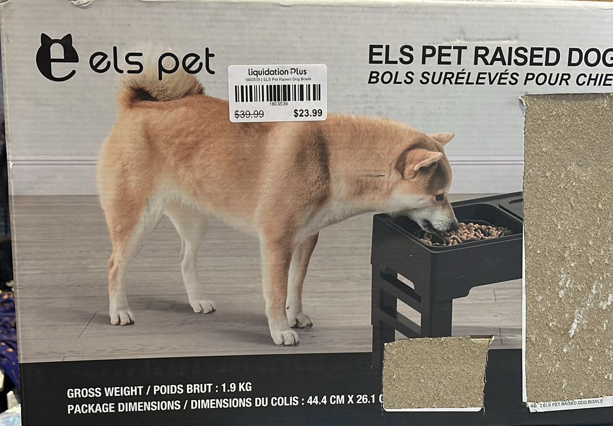 ELS Pet Raised Dog Bowls