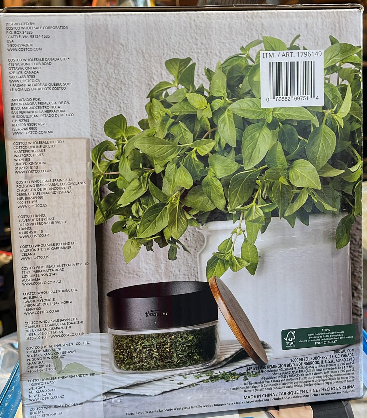 Trudeau Seasoning Station, 6-Piece