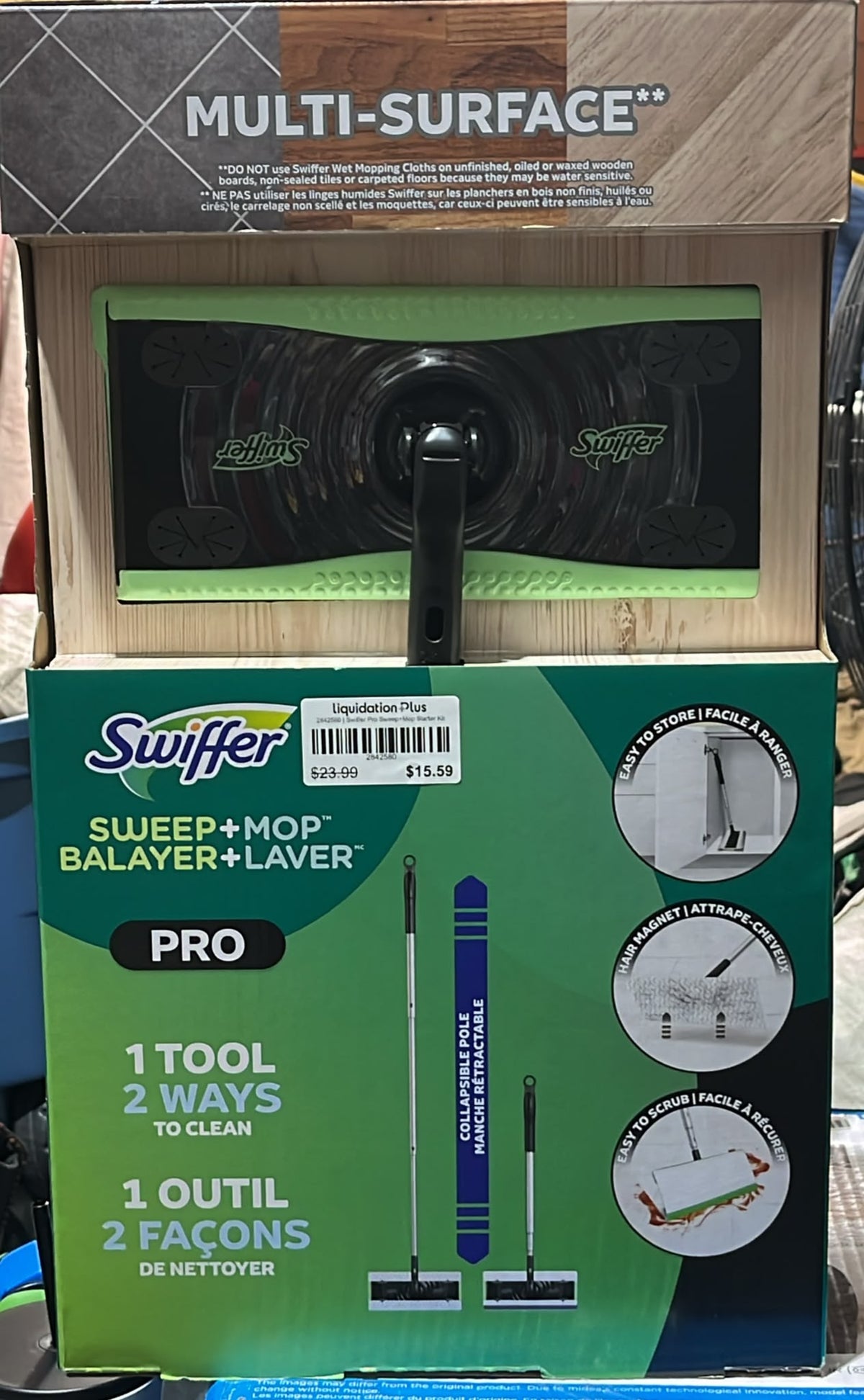 Swiffer Pro Sweep+Mop Starter Kit