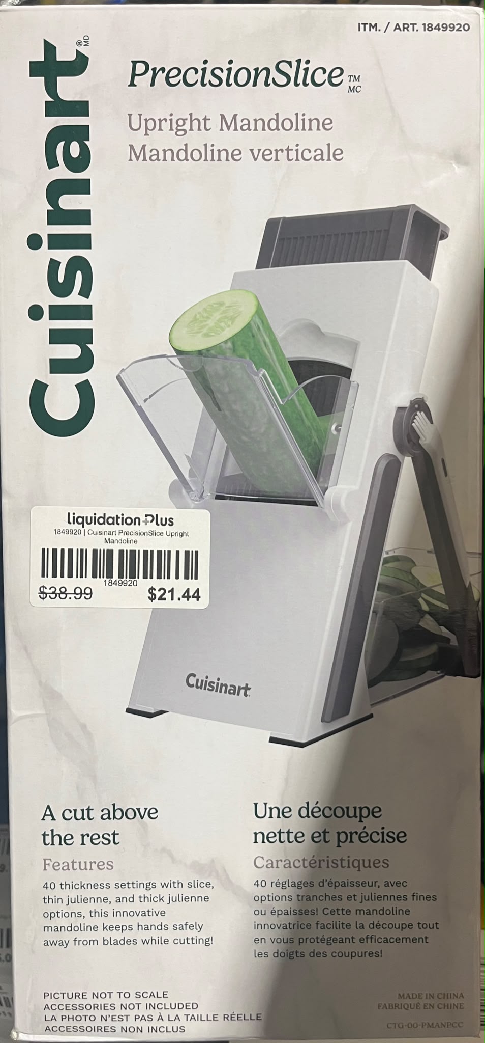 Cuisinart PrecisionSlice Upright Mandoline