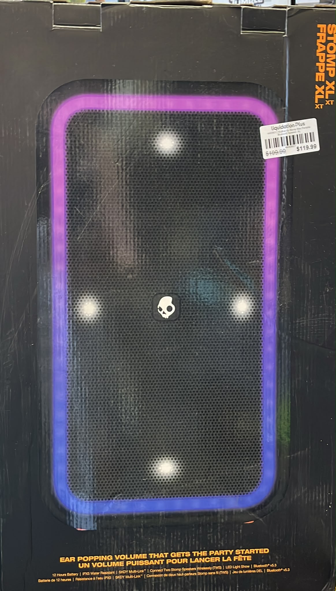 Skullcandy Stomp Max Portable Bluetooth Speaker, XL