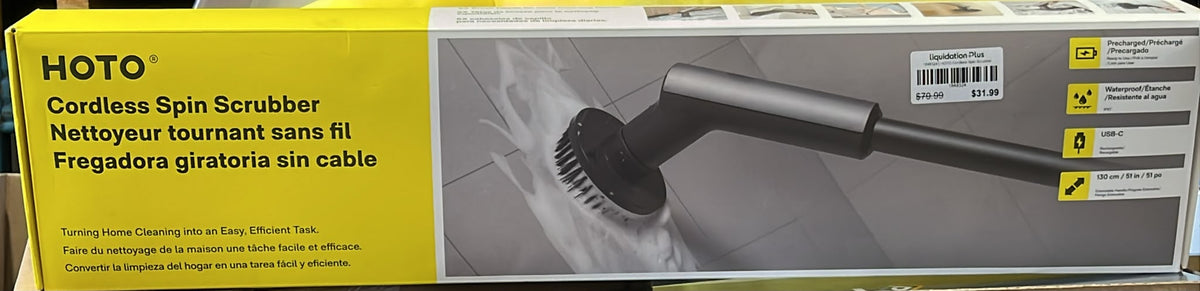 HOTO Cordless Spin Scrubber