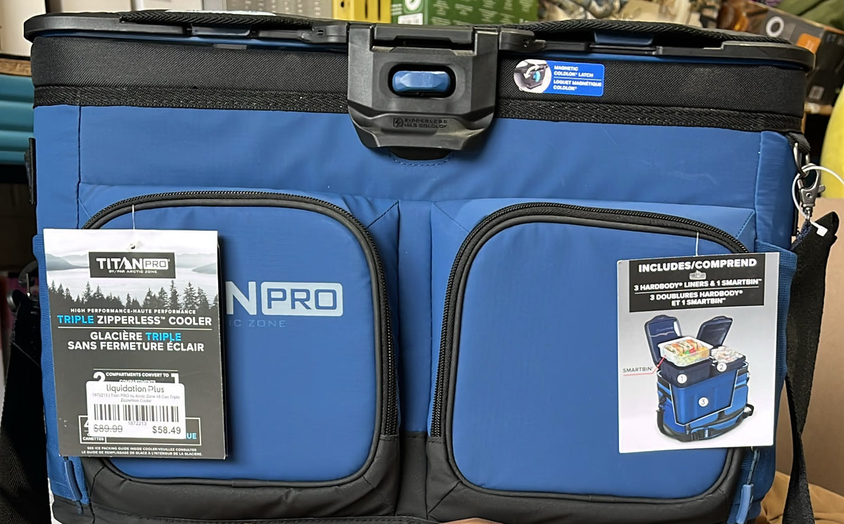 Titan PRO by Arctic Zone 48 Can Triple Zipperless Cooler