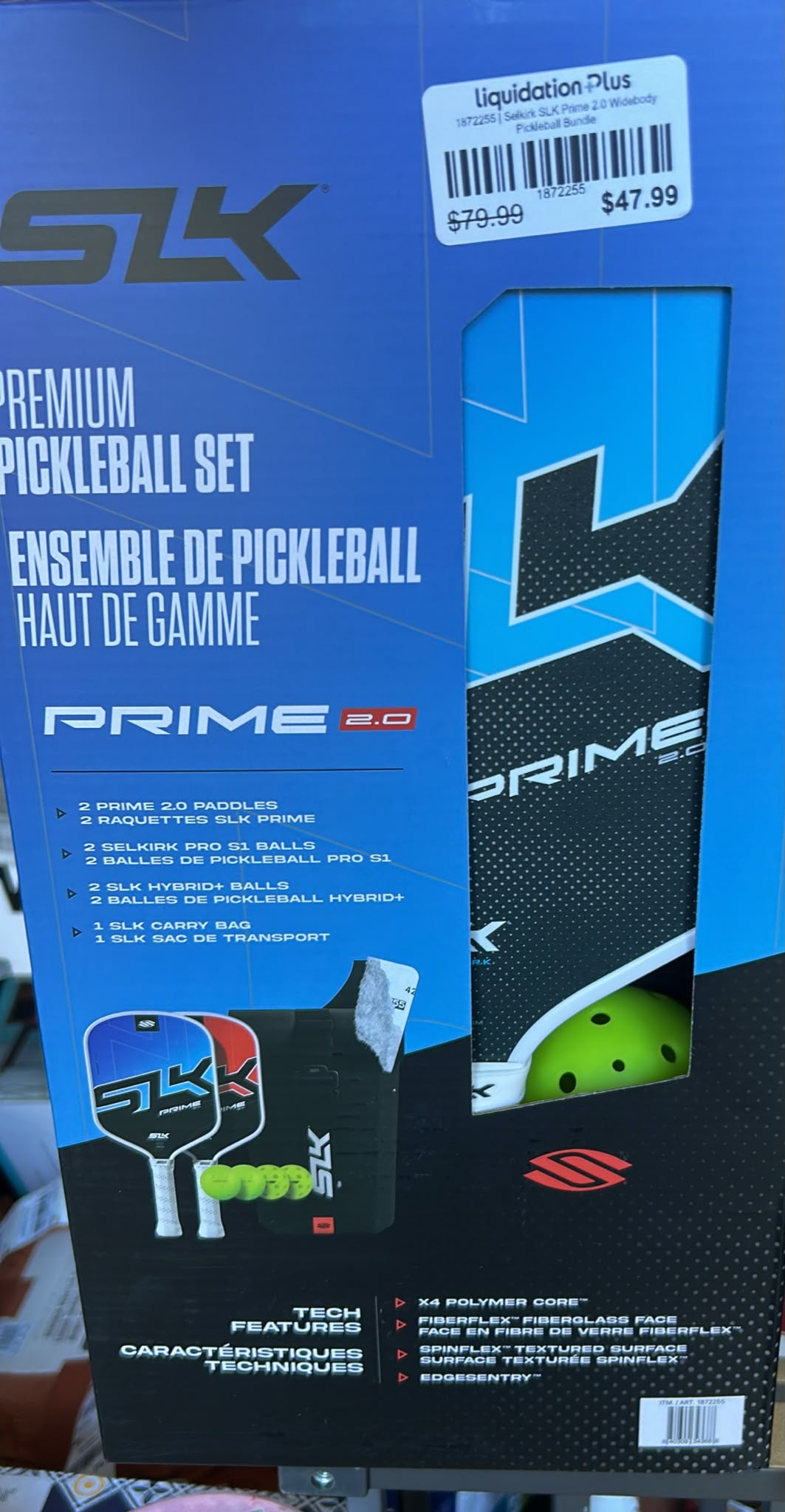 Selkirk SLK Prime 2.0 Widebody Pickleball Bundle