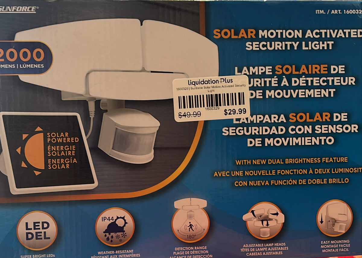 Sunforce Solar Motion Activated Security Light