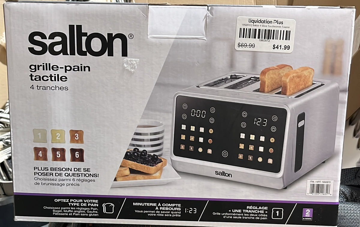 Salton 4 Slice Touchscreen Toaster