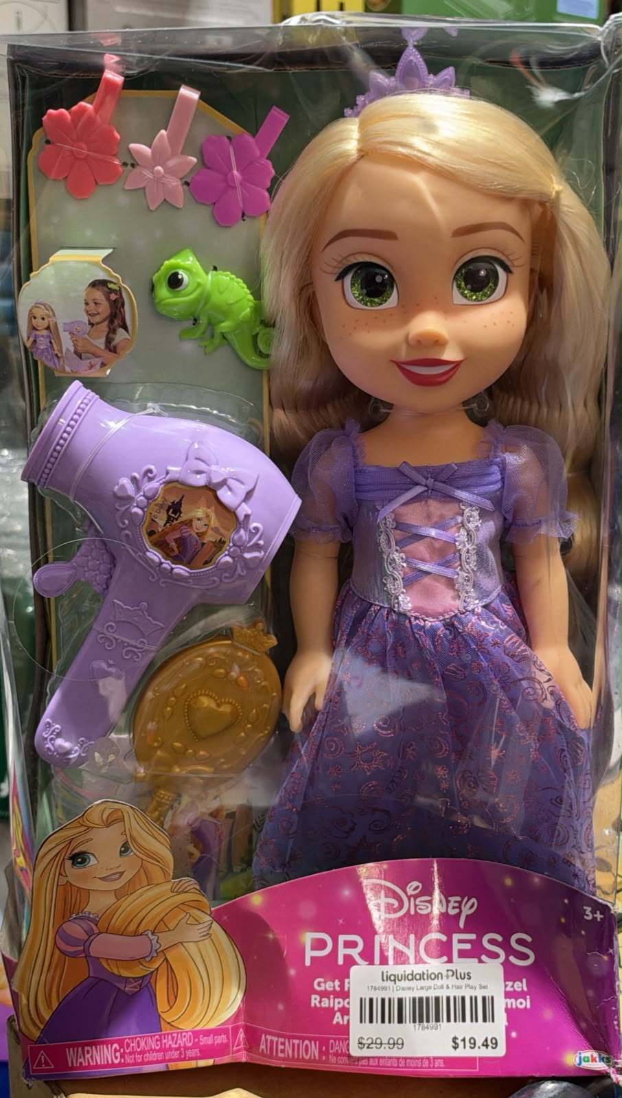 Disney Large Doll & Hair Play Set