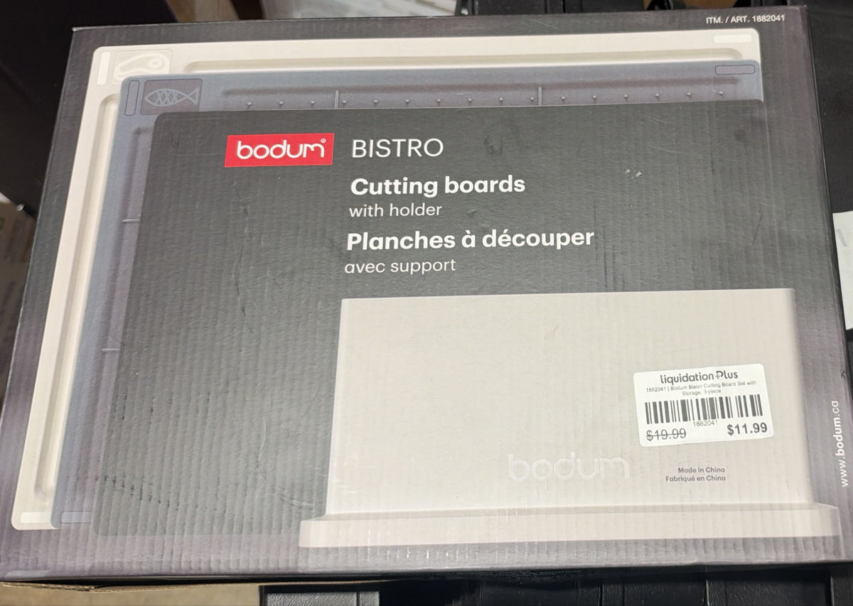 Bodum Bistro Cutting Board Set with Storage, 3-piece