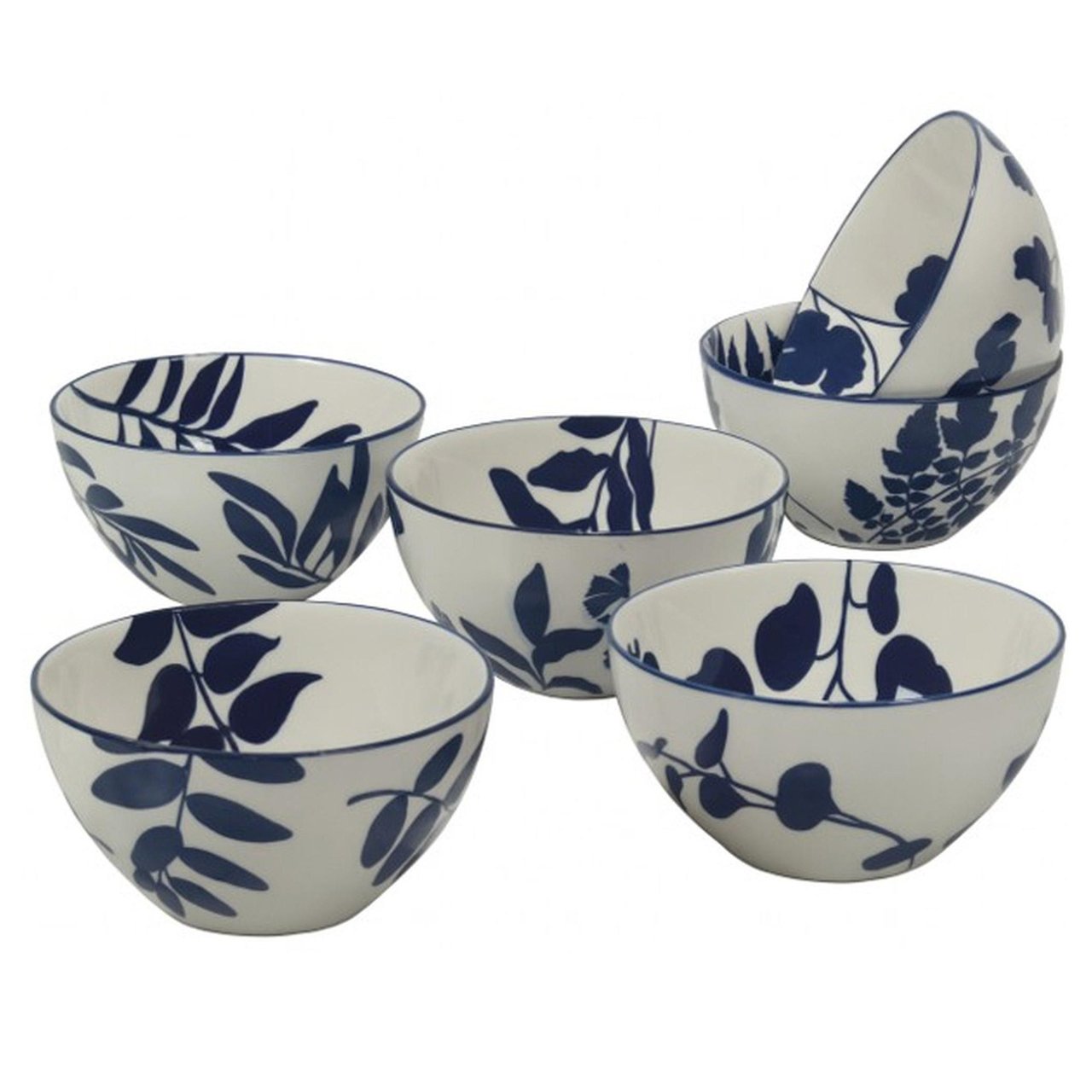 Certified Arbor Stoneware Bowls, 6-piece