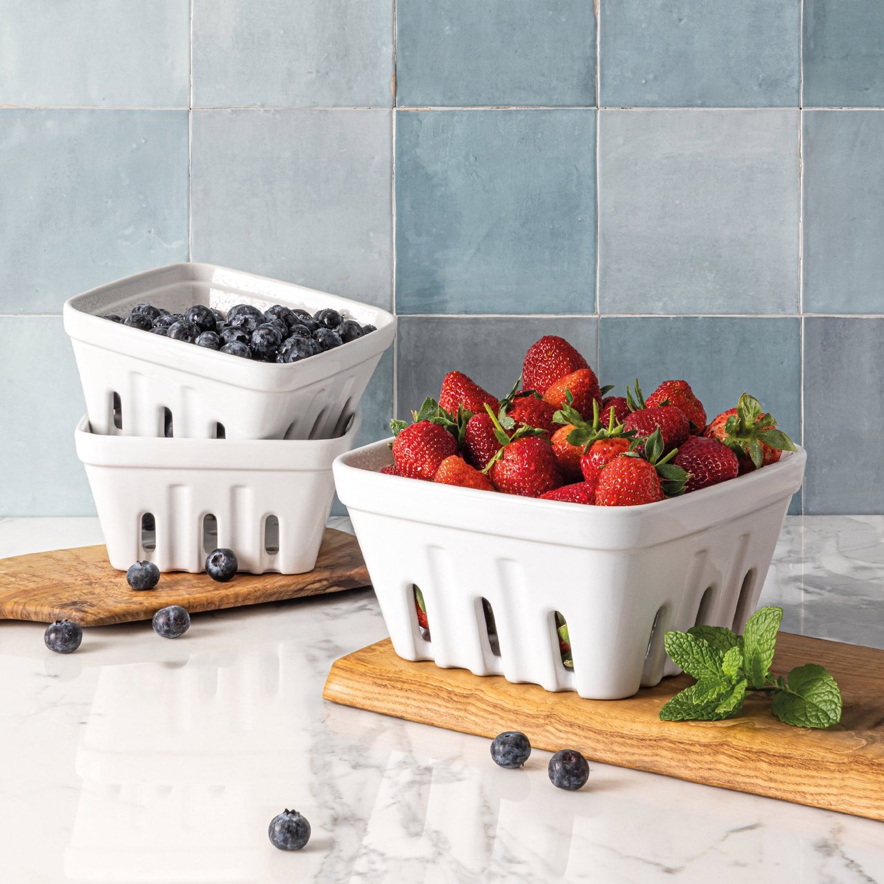over&back 3-Piece Multipurpose Baskets