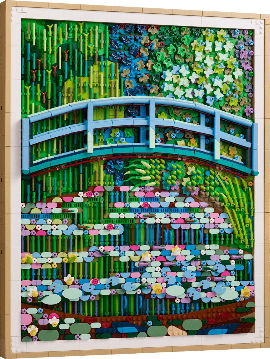 Lego Bridge over a Pond of Water Lilies (31220)