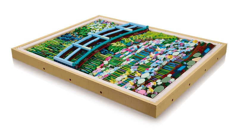 Lego Bridge over a Pond of Water Lilies (31220)