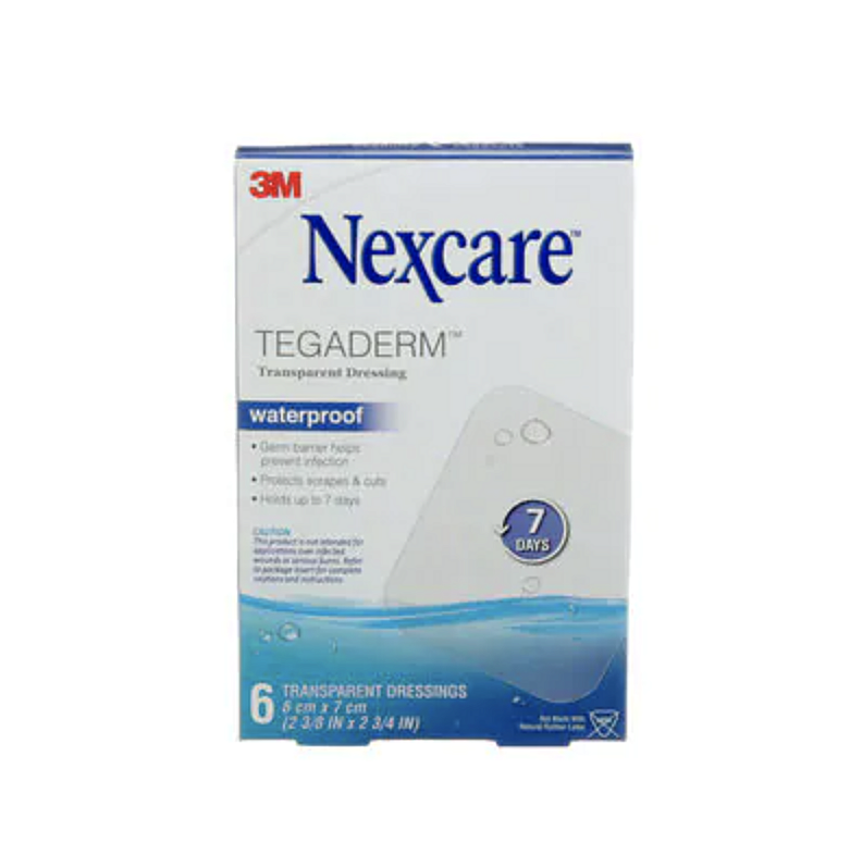 Nexcare™ Tegaderm™ Transparent Dressing, Waterproof, 6-PACK