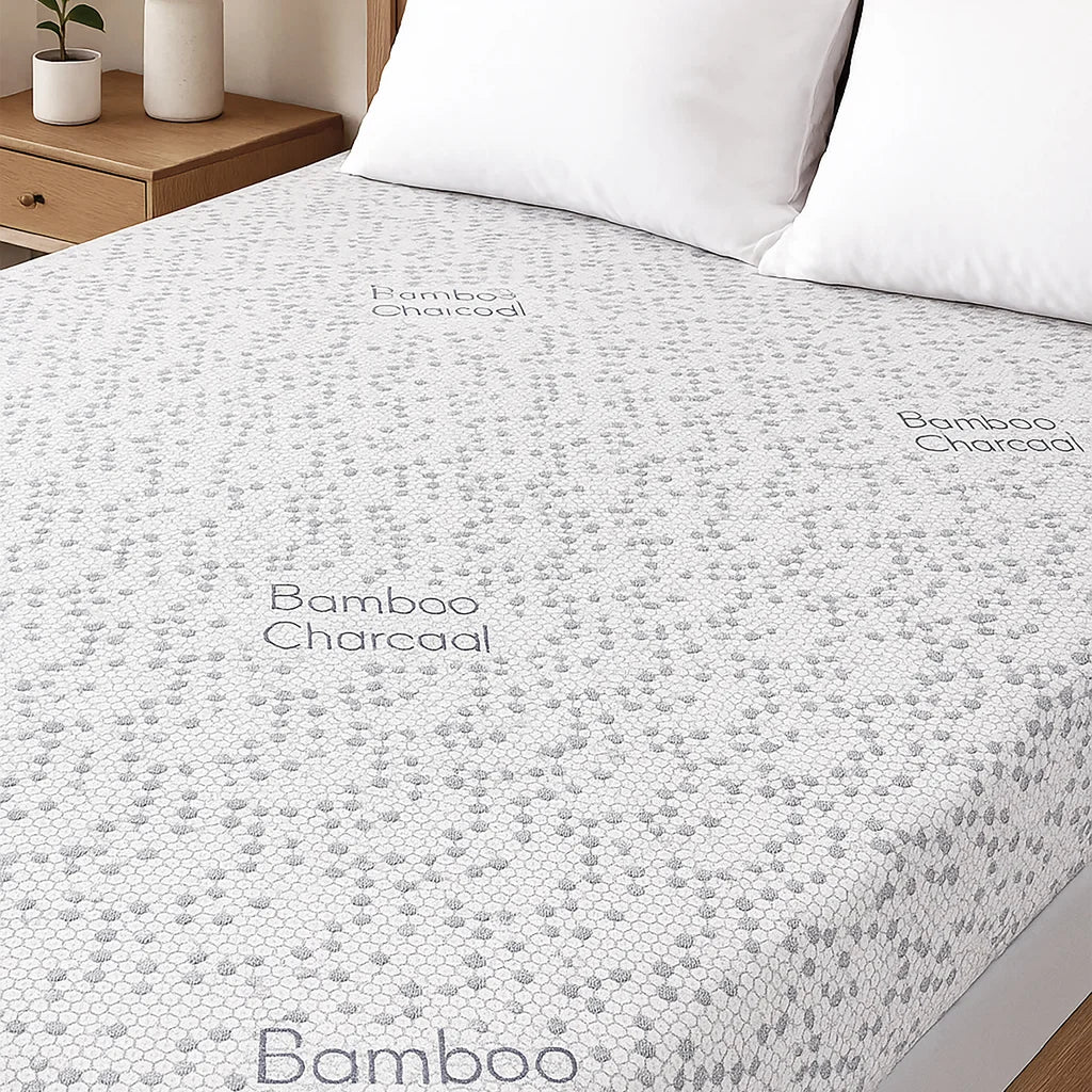 Cotton House Charcoal Infused Waterproof Mattress Protector (Twin)