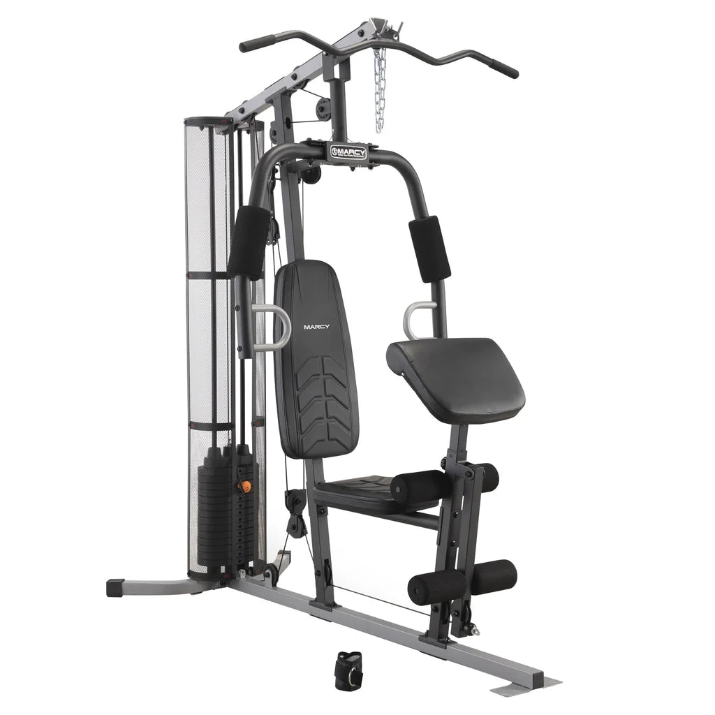MARCY Home Gym with 150 lb Cast Iron Plates