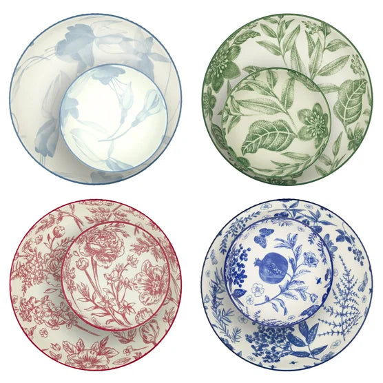 Signature Housewares Stoneware Bowl Set, 8-pieces