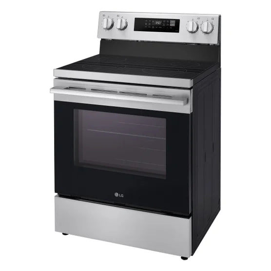 LG 30 in 6.3 cu ft. Stainless Steel Electric Freestanding Range with True Convection and Air Fry