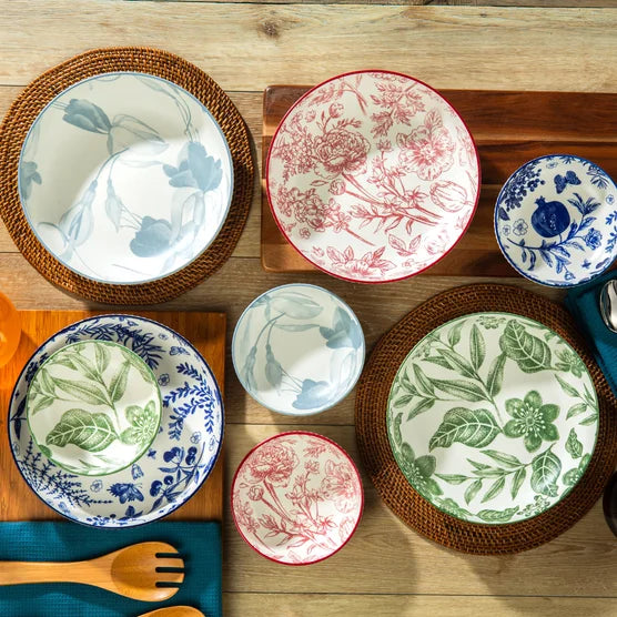 Signature Housewares Stoneware Bowl Set, 8-pieces