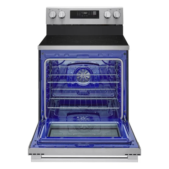 LG 30 in 6.3 cu ft. Stainless Steel Electric Freestanding Range with True Convection and Air Fry